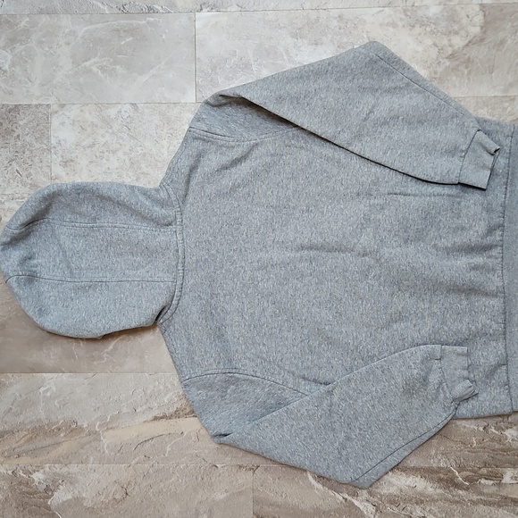 Nike Kid's Heather Gray Hoodie - Picture 2 of 3